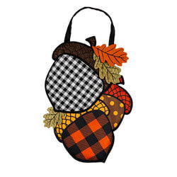 Buffalo Check Acorn Door Hanger, EE2DHB2288
