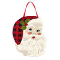 Jolly Santa Hooked Door Hanger, EE2DHP2332