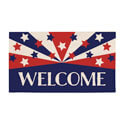 Patriotic Welcome Coir Mat, EE2RM1120