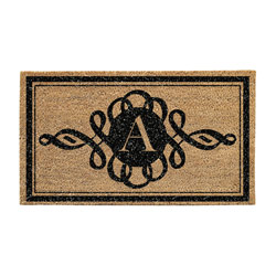 A Monogram Scroll Coir Mat, EE2RM235ABL