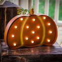 Battery Operated Light Up Pumpkin Outdoor Wall Hanging, EE2SP4475
