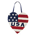 Patriotic Heart Hooked Door Hanger EE2DHP1594