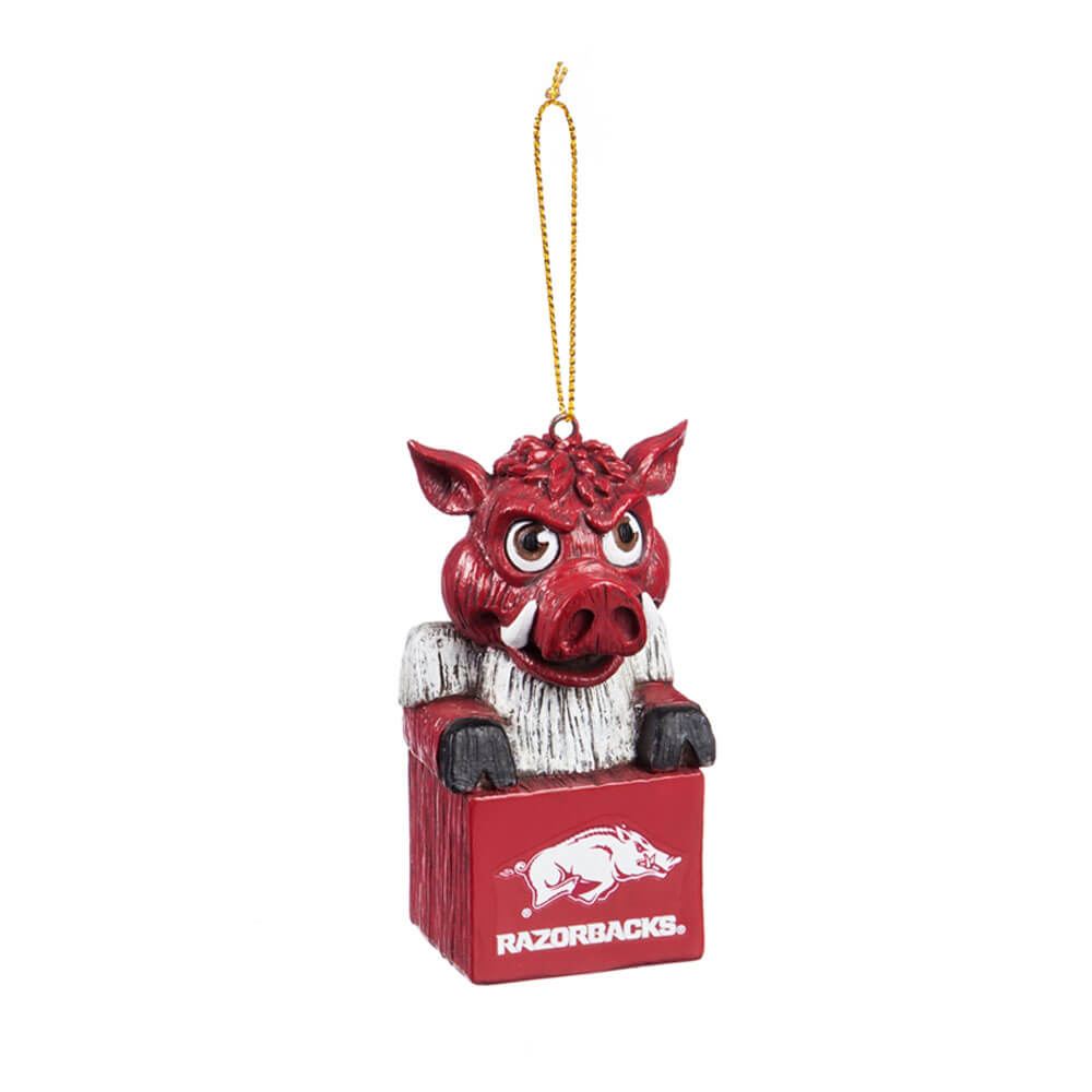 arkansas razorbacks mascot christmas ornament ee3ot911mas arkansas razorbacks mascot christmas ornament ee3ot911mas