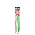 Floral Check Solar Motion Windsock, EE40SL1117