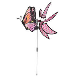 Butterfly Fields Pink Pinwheel Spinner, EE45451P