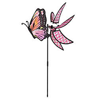 Butterfly Fields Pink Pinwheel Spinner, EE45451P