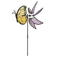 Butterfly Fields Yellow Pinwheel Spinner, EE45451P