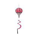 Buffalo Check Flower Pot Burlap Balloon Spinner,