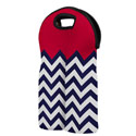 Stellar Stripes Neoprene Double Wine Bottle Tote, EE4NR24760