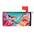 Bright Flowers and Hummingbirds Mailbox Cover, EE56785