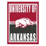 Razorbacks Metal Wall Sign, EE6M911USM