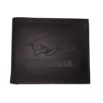 Razorbacks Bi-Fold Leather Wallet, EE7WLTB911
