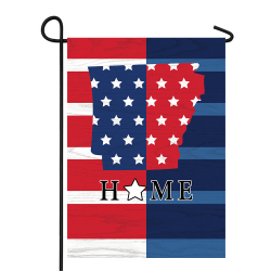 Patriotic State of Arkansas Garden Suede Flag, EE8S0072MIYG