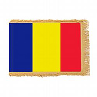 Andorra Civil Fringed Flag with Pole Hem