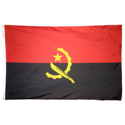 Angola Economy Polyester Flag (2 ft. x 3 ft.), FANGO23P