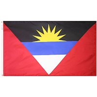 Antigua and Barbuda Economy Polyester Flag (2 ft. x 3 ft.), FANTI23P