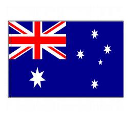 Australia Flag with Pole Hem, FBPP0000009638