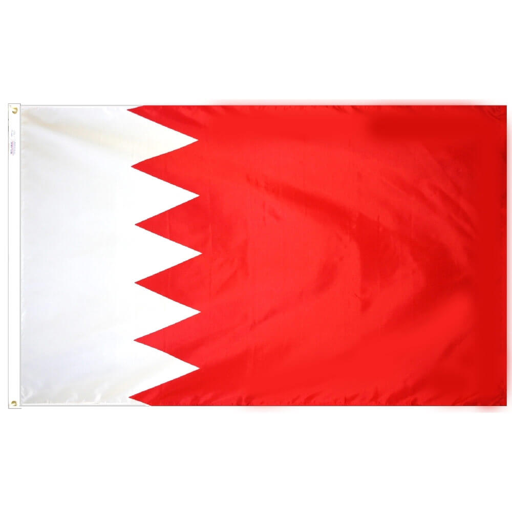 Bahrain Nylon Flag (12 in. x 18 in.), FBAHR1218