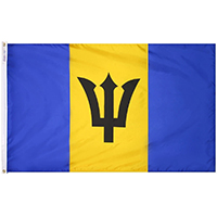 Barbados Economy Polyester Flag, FBARB35P