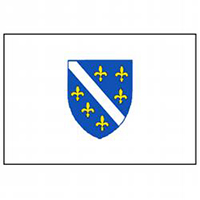 Bosnia & Herzegovina Historical Economy Polyester  Flag, HBOSN35P