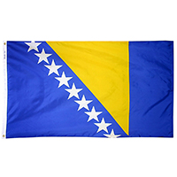 Bosnia and Herzegovina Economy Polyester Flag (2 ft. x 3 ft.), FBOSN23P