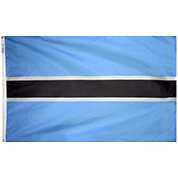 Botswana Nylon Flag, FBOTS610