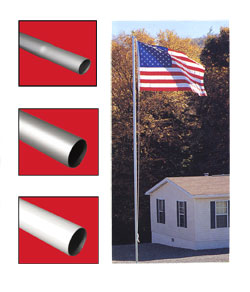 Flagpole Replacement Sections for Sectional Flagpoles, FBPP0000009799