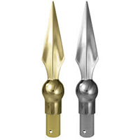 Flat Spear Ornament with Ferrule