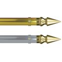 Gold Aluminum Spear End Lead Parade Banner Pole