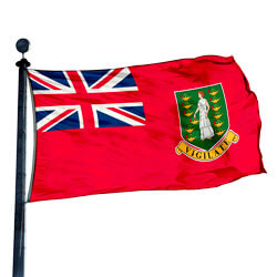 British Virgin Islands Red Ensign Nylon Flag (5 ft. x 8 ft.), FBRITR58