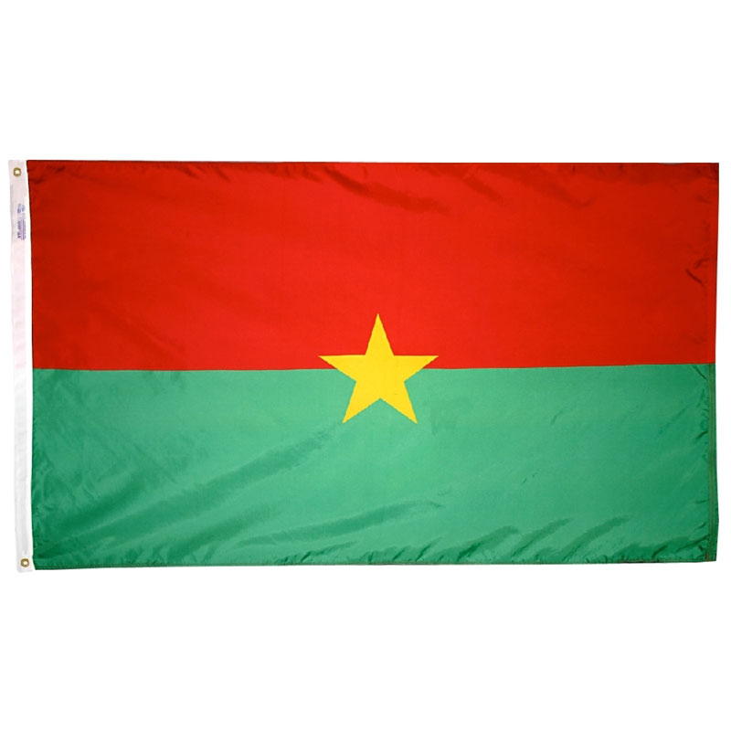 Burkina Faso Economy Polyester Flag (2 ft. x 3 ft.), FBURK23P