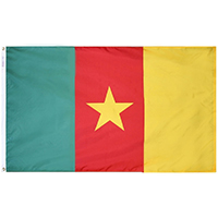 Cameroon Nylon Flag (6 ft. x 10 ft.), FCAME610