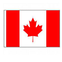 Canada Flag with Pole Hem