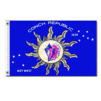 Conch Republic Economy Polyester Flag (2 ft. x 3 ft.), FCONC23P