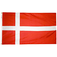 Denmark Nylon Flag (6 ft. x 10 ft.), FDENM610