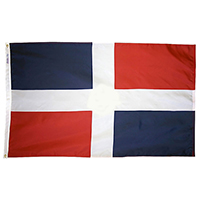 Dominican Republic Economy Polyester Flag, FDOMI35P