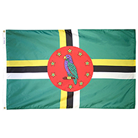 Commonwealth of Dominica Economy Polyester Flag, FDOMN35P