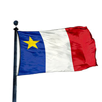 Acadia Economy Polyester Flag (3 ft. x 5 ft.), FFAPC35P