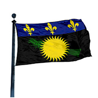 Guadeloupe Nylon Flag, FBPP0000013921