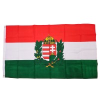 Hungary Economy Polyester Flag With Seal (3 ft. x 5 ft.), FHUNG35GP
