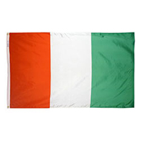Ivory Coast Nylon Flag (6 ft. x 10 ft.), FIVOR610