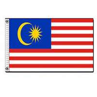 Malaysia Nylon Flag (6 ft. x 10 ft.), FMALA610