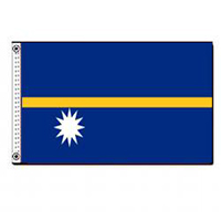 Nauru Nylon Flag (6 ft. x 10 ft.), FNAUR610