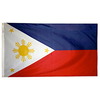 Philippines Nylon Flag (6 ft. x 10 ft.), FPHIL610