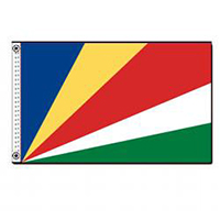 Republic of Seychelles Nylon Flag (6 ft. x 10 ft.), FSEYC610