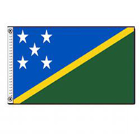 Solomon Islands Nylon Flag (6 ft. x 10 ft.), FSOLO610