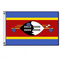 Kingdom of Swaziland Nylon Flag (6 ft. x 10 ft.), FSWAZ610