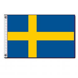 Sweden Appliqued Nylon Flag (8 ft. x 12 ft.), FSWED812A