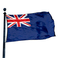 United Kingdom Blue Ensign Nylon Flag, FUKBE610