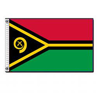 Republic of Vanuatu Nylon Flag, FVANU610